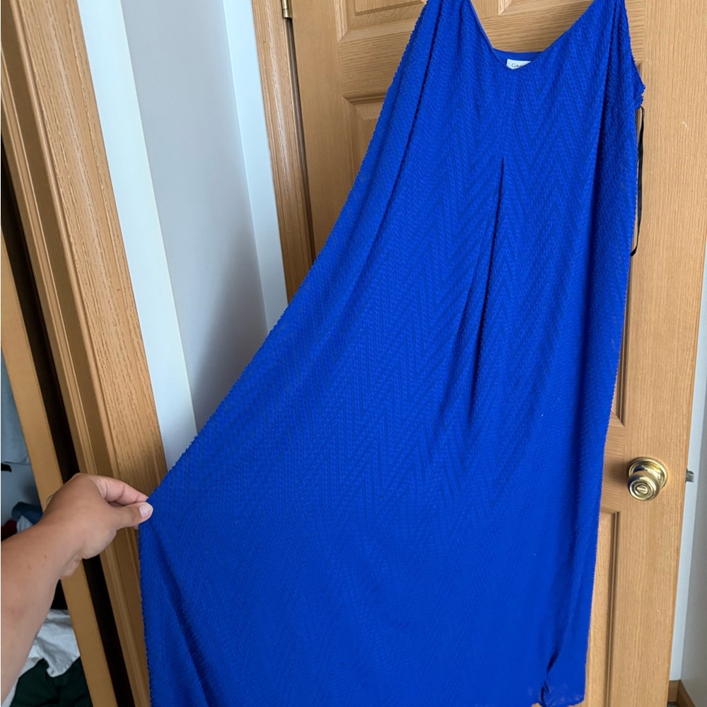 Vibrant Blue Maxi Dress - Picture 3 of 6